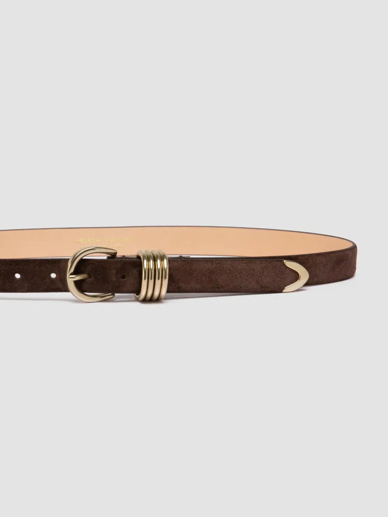 OC STRIP 098 - Brown Suede Belt - Image 4