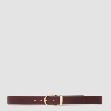OC STRIP 100 - Burgundy Leather Belt