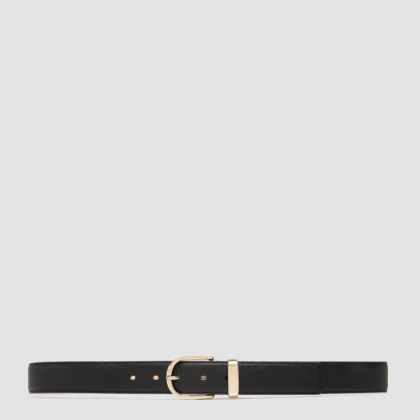 OC STRIP 100 - Black Leather Belt