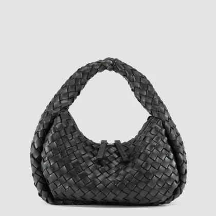 BOLINA 144 - Black Leather Handle Bag