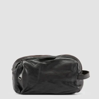 HELMET 054 - Brown Leather Pouch