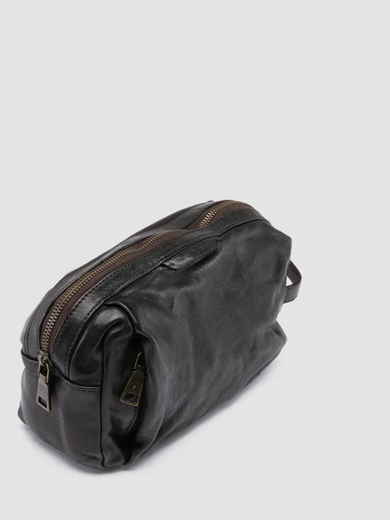 HELMET 054 - Brown Leather Pouch - Image 2