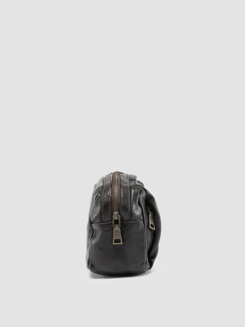 HELMET 054 - Brown Leather Pouch - Image 3