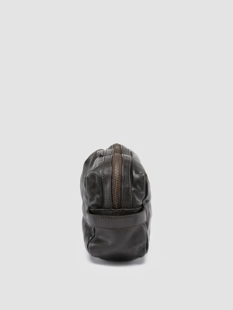 HELMET 054 - Brown Leather Pouch - Image 5