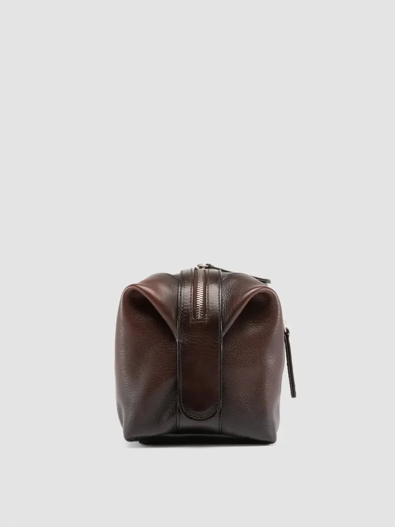 JULES 008 - Brown Leather Pouch - Image 3