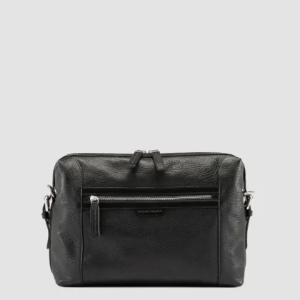 JULES 009 - Black Leather Briefcase