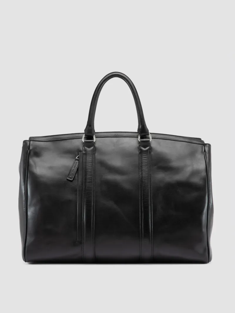 QUENTIN 009 - Black Leather Bag - Image 3