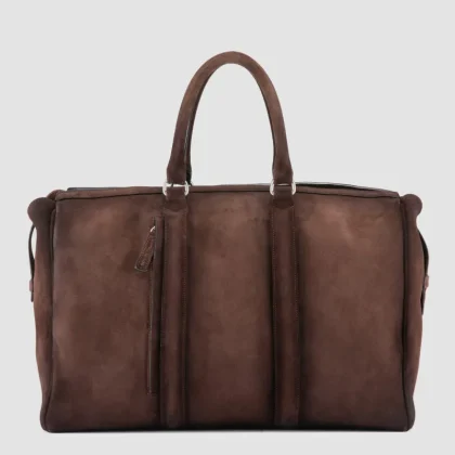 QUENTIN 009 - Brown Suede Bag