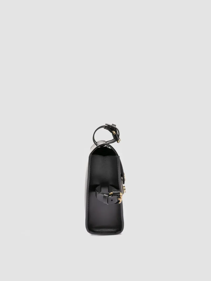 OC BIKE 001 - Black Leather Bike Bag - Image 3