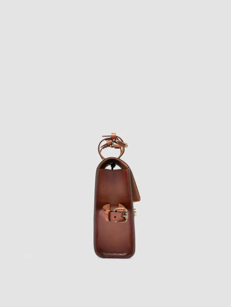OC BIKE 001 - Brown Leather Bike Bag - Image 3