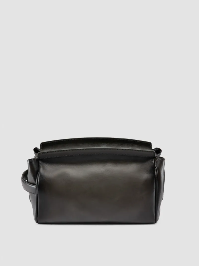 QUENTIN 022 - Grey Leather Pouch - Image 4