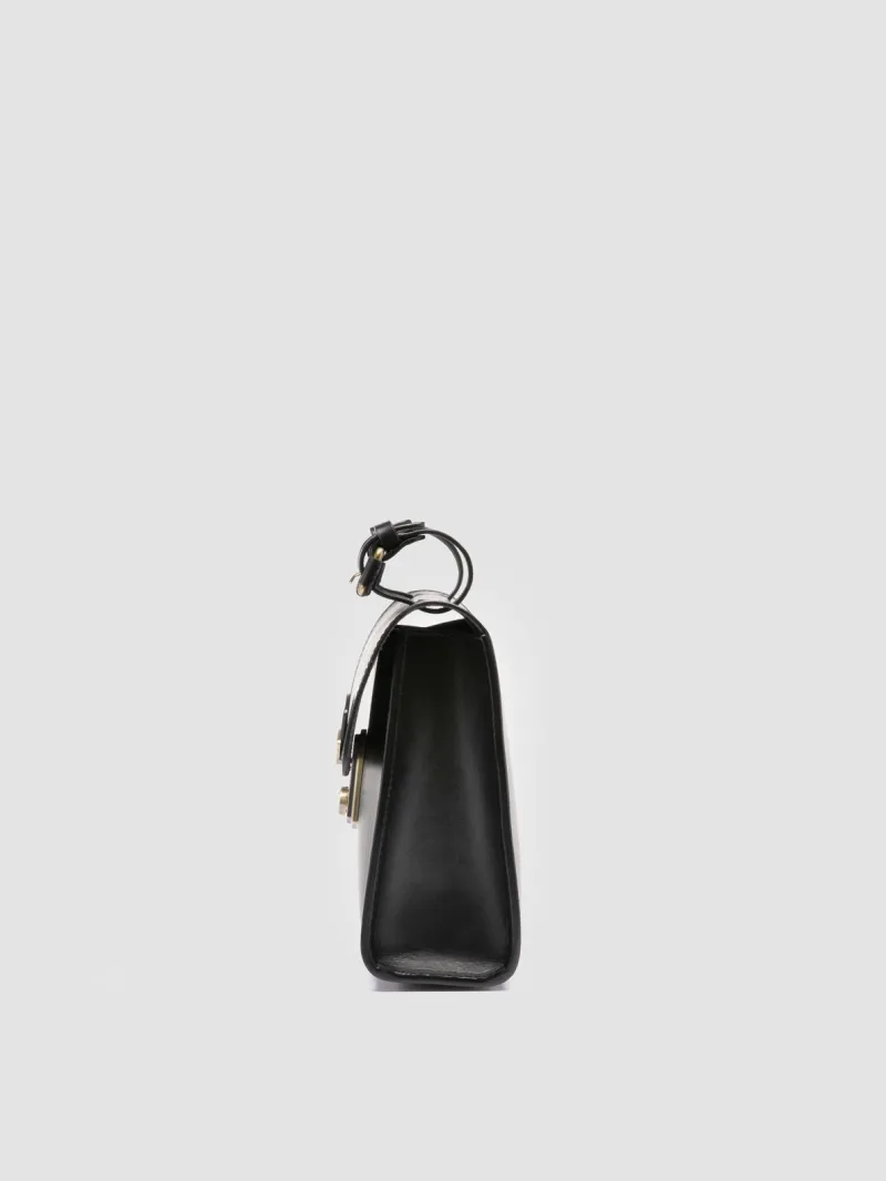 OC BIKE 001 - Black Leather Bike Bag - Image 5