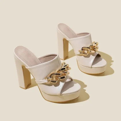 Open-Toe Heel Sandals