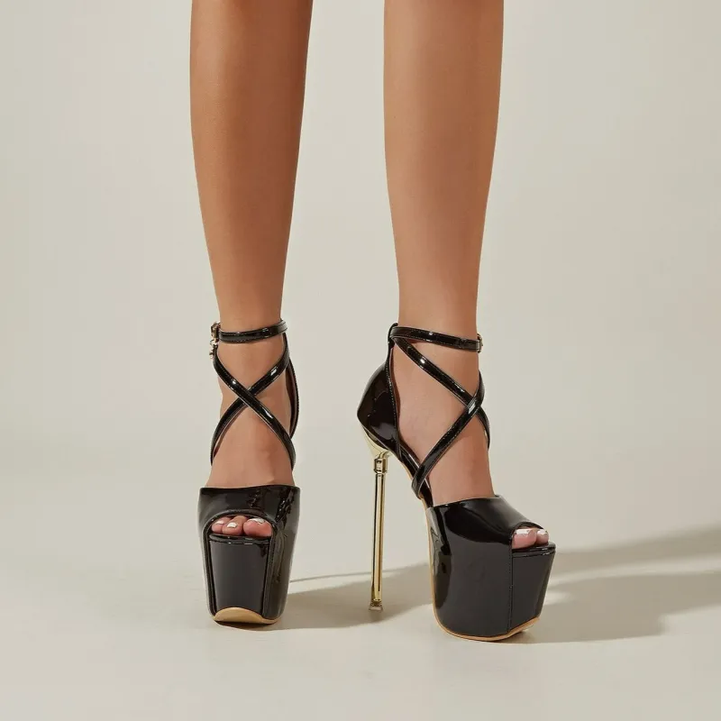 Waterproof Platform High Heel Sandals - Image 2